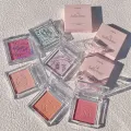 KAPEINE Makeup Monochrome Blush Palette Face Mineral Pigment Peach Orange Nude Matte Vitality Natural Blush Contour Cheek Blusher. 