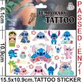 New Interstellar Baby Stitch Cartoon Tattoo Stickers Children Stitch Water Transfer Disposable Tattoo Stickers Toys Kawaii Gift. 