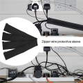 4 Pack Tube for TV Computer Home Entertainment,Cable Management Zipper Sleeve Cable Organisers Sleeve. 