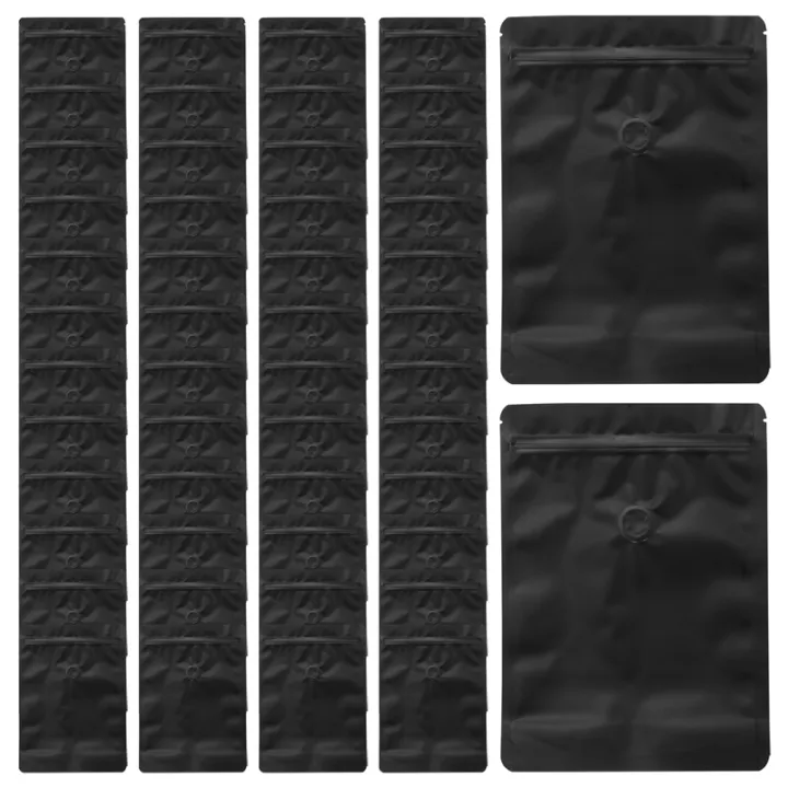 200Pcs%20Matt%20Aluminum%20Foil%20Coffee%20Valve%20Zipper%20Closure%20Bag%20Vertical%20Aluminum%20Foil%20250G%20Black%20-%20Image%202
