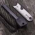 Start a Fire Anywhere with a Magnesium Flint Fire Starter - Big Size - Easy To use and Clean, A Unique Choice For Outdoor Survival. 