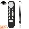 Carat Remote Control Protector Google Tv Streamer Silicone Case Shockproof Impt Resistant Cover with Precise Cutouts for Remote Control Easy Installation Buyers' Choice Remote Control Cover. 