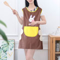 Cooking Apron Contrast Color Wear-resistant Cooking Apron. 