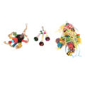 Bird Parrot Toys, Bird Shredding Toys Attractive 3pcs Multifunctional Relieves Boredom for Birds. 