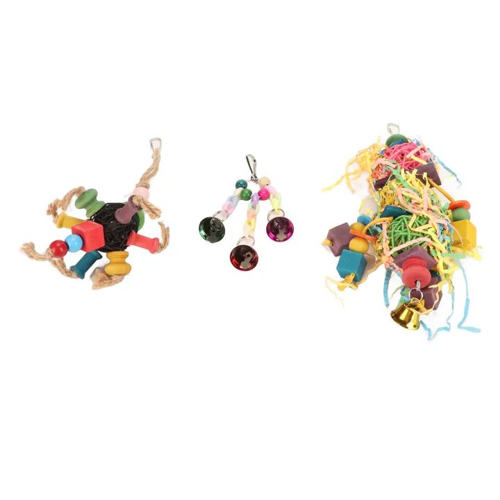 Bird%20Parrot%20Toys,%20Bird%20Shredding%20Toys%20Attractive%203pcs%20Multifunctional%20Relieves%20Boredom%20for%20Birds%20-%20Image%202