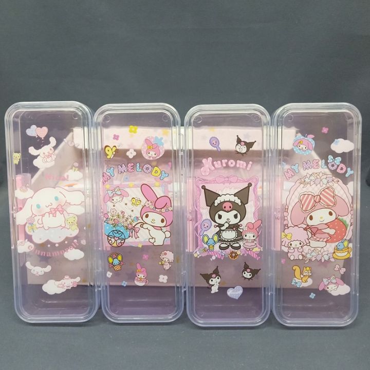 Sanrio%20Pencil%20Case%20Transparent%20Password%20Acrylic%20Pen%20Box%20Kuromi%20Cinnamoroll%20Melody%20Kawaii%20School%20Students%20Storage%20Box%20Stationery%20-%20Image%204