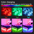 5M 5V Usb 2835 Rgb Led Strip Light Led Lights For Room Decor Ir Remote Control Lamp For Festival Party Bedroom Backlight - Rgb Light - Rgb Led Strip Light - Strip Light - Rgb Light.