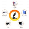 Kerokuru USB Sunset Light Lamp Self Photography Light LED Rainbow Neon Night Light Projector Photography Wall Atmosphere Light.