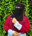 Arabian Niqab short to long Premium Quality Arabian Nikab black for women. 