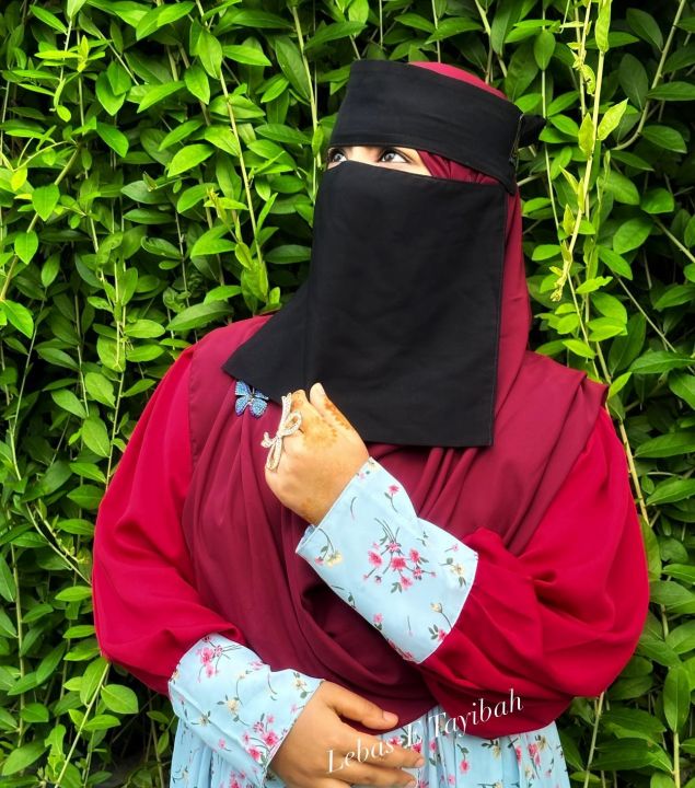 Arabian%20Niqab%20short%20to%20long%20Premium%20Quality%20Arabian%20Nikab%20black%20for%20women%20-%20Image%203