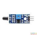 SINGLE LED FLAME Sensor For Fire Detection Module IR Infrared 4 Wire Cables  Flame Detection Sensor Circuit IR Flame Sensor Detector Smart Sense For Arduino Electronics Circuitry & Parts. 