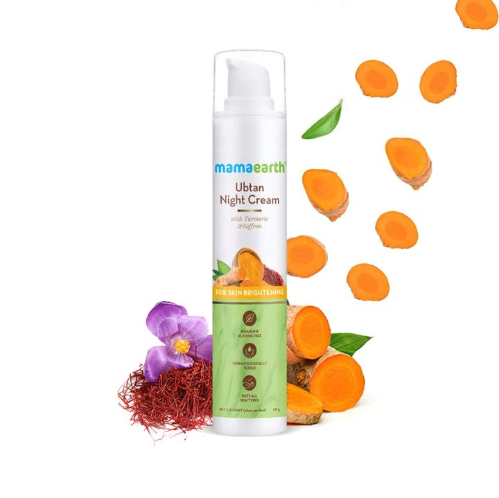 Mamaearth%20Ubtan%20Night%20Cream%20for%20glowing%20skin%20with%20Turmeric%20&%20Saffron%20for%20Skin%20Brightening%2050g%20-%20Image%203