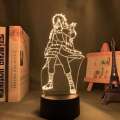 Naruto 3D Night DIY Crack Touch Colorful Remote Control LED Table Creative Acrylic Light Decoration. 