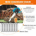 10PCS 6Inch Sharp Chain and Guide Rail Set for Mini Saw Special Chain.