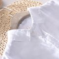 New Designer 100% Linen Long Sleeved Shirt Men Brand Casual Solid White Button Up Shirts for Men Top.