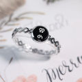 Silver - Women's Casual Mini Digital Round Watch. 