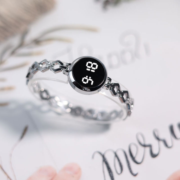 Silver - Women's Casual Mini Digital Round Watch