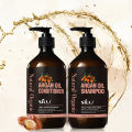 Silu Professional- Argan Oil Shampoo for all types of hair for unisex- 500 ML. 