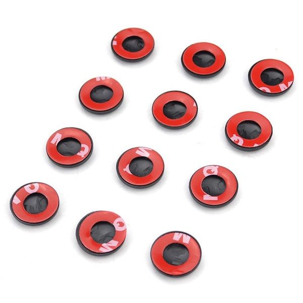 12Pcs%20New%20Trim%20Stickers%20Practical%20Cover%20Car%20Interior%20Anti-Rust%20Cap%20Door%20Lock%20Screw%20Protector,Black%20-%20Image%203