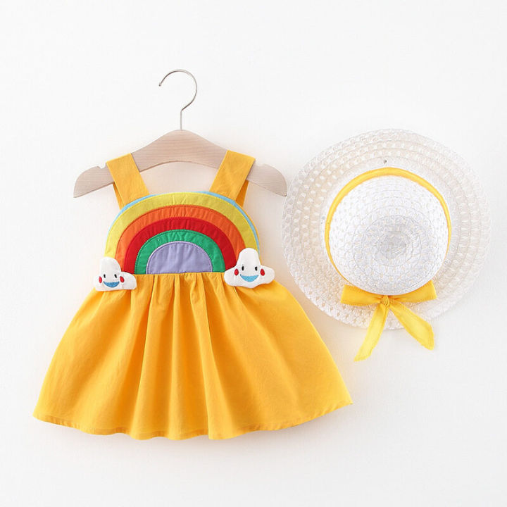 %EF%BC%88NEW%EF%BC%89(0-3%20Years%20Old)%20Baby%20Girl%20Dress%20Summer%20Cotton%20Korean%20Version%20Rainbow%20Dress%20For%20Baby%20Girls%20Cute%20Sleeveless%20Beach%20Dress%20Princess%20Dress%20For%20Kids%20Girls%20-%20Image%202
