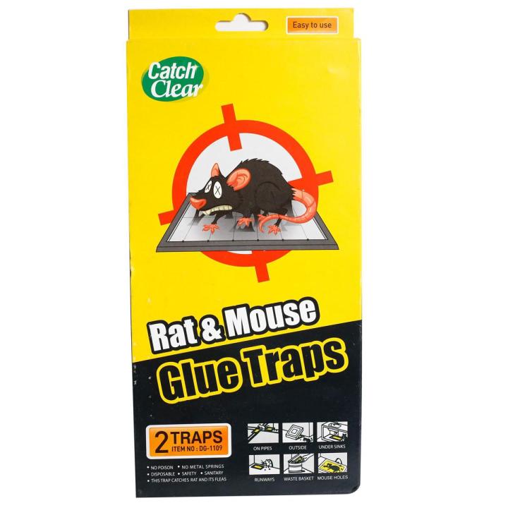 Mouse Traps Sticky Glue RAT Mice Traps Disposable Glue Boards Baited Trays