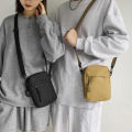 Casual Messenger Sling Bags For Men Canvas Travel Purse Small Zipper Crossbody Pouch Simple Crossbody Shoulder Bag Men Bags.