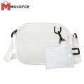 MOJOYCE Casual Fashion Women PVC Jelly Transparent Crossbody Mini Bag Girls Zipper Messenger Shoulder Handbags. 