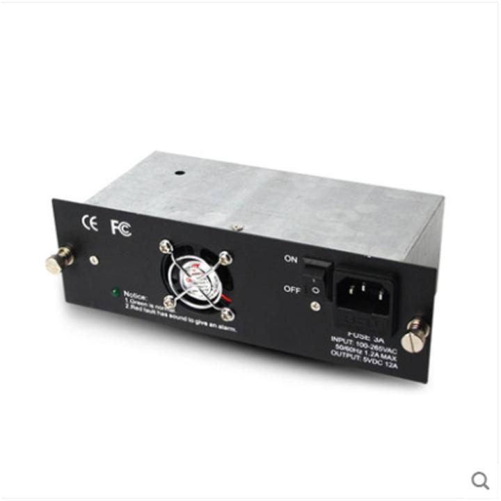 Power Supply Media Converter Chassis Rack