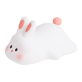 Big Face Rabbit Light LED Portable Rechargeable Bunny Lamp Night Light for Baby Nursery USB Dimmable Rabbit Night Lamp Easy Install Easy to Use. 