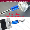 Aluminum 5mm to 8mm Shaft Coupling Joint Connector 5x8mm Clamp Universal Joint Stepper Motor Coupler For CNC 3D Printer. 