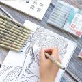 Sakura Pigma Micron Pen Needle Soft Brush Drawing Pen lot 005 01 02 03 04 05 08 1.0 Brush Art Makers. 