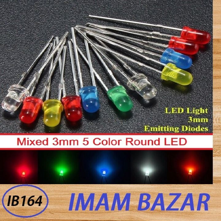 100Pcs-%203mm%20COLORFUL%20LED%20Mixed%203mm%205%20Color%20Round%20LED%20Light%20Emitting%20Diode%20Basic%20LED%20Green%20Red%20Yellow%20Blue%20White%20Light%20Bulbs%20For%20Electronics%20Project%20Indicator%20Front%20Panels%20Light%20DIY%20-%20Image%203