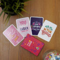 Card Set: Words of Love - Greeting and wishing card set for gift. 