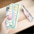 FELMYST Case For Vivo S1 Hot Ins Cartoon Cute Colorful Flowers Tulip Mobile Phone Casing Shockproof Soft Back Cover for Girl.