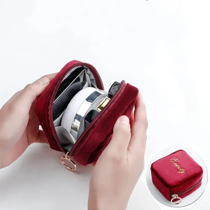 Women%20Velvet%20Cosmetic%20Bag%20Organizer%20Girls%20Ladies%20Cute%20Mini%20Small%20Travel%20Lipstick%20Makeup%20Bags%20Sanitary%20Napkin%20Pad%20Storage%20Bags%20-%20Image%202