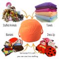 【Cathery Baby Store】Kids Bags Plush Toys Bean Bag Chair Bedroom Animal Storage Bags Portable Clothes Sundry Organizer. 