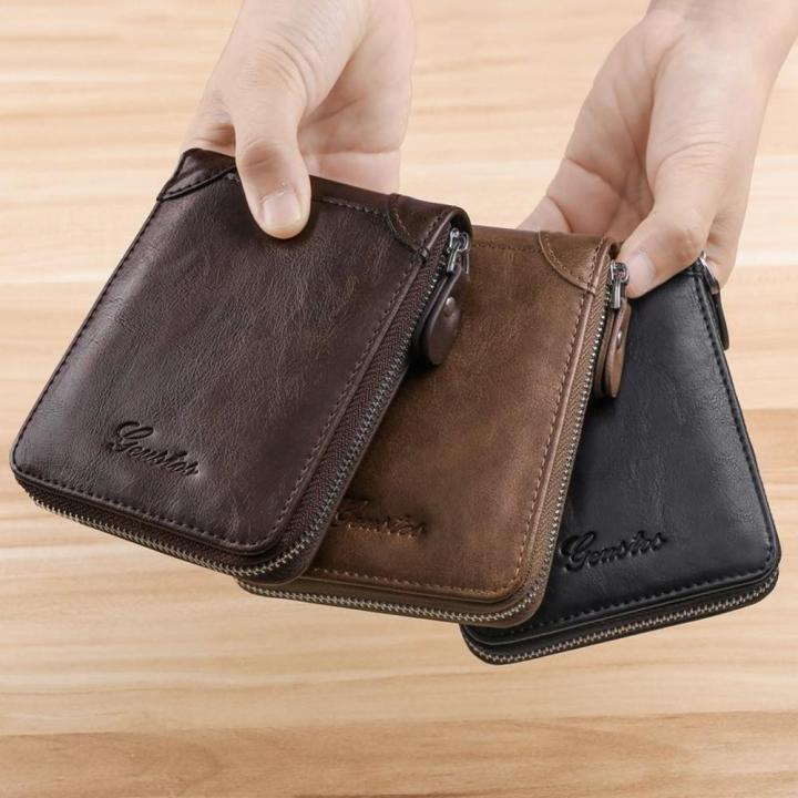 PU%20Men's%20Wallet%20Soft-touch%20Personalized%20Casual%20Leather%20Wallet%20Zipper%20Wallet%20for%20Use%20Gift%20for%20Men%20Business%20Essential%20Travel%20Accessory%20Fashion%20Accessory%20-%20Image%202