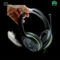 400AB Computer Game Headphones, Head-mounted Wired Headphones With Microphone, Desktop Notebook Wired Control Gaming Headphones. 