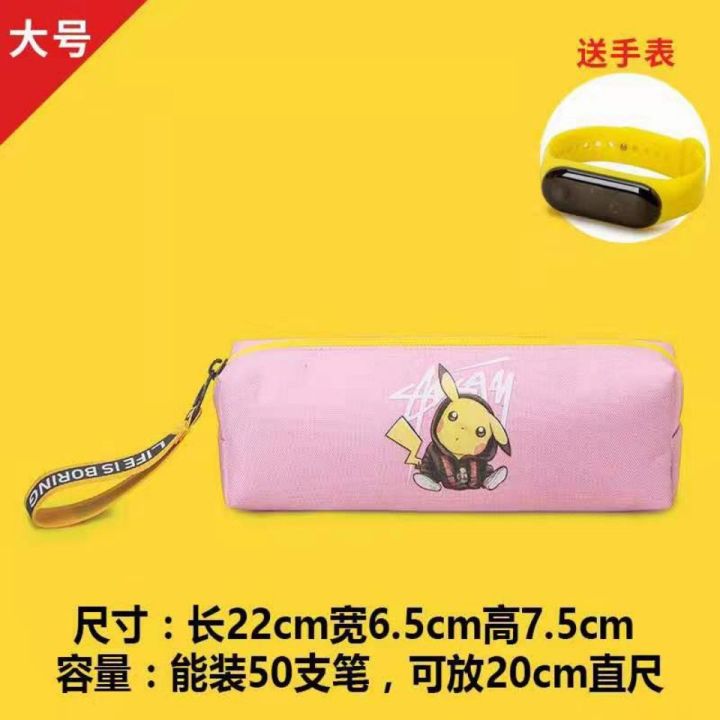 Large%20Capacity%20Pencil%20Case%20Primary%20and%20Secondary%20School%20Student%20Male%20and%20Female%20Stationery%20Case%20Xueba%20Stationery%20Box%20Pencil%20Bag%20Pencil%20Case%20Korean%20Style%20Simple%20Pencil%20Case%20-%20Image%203