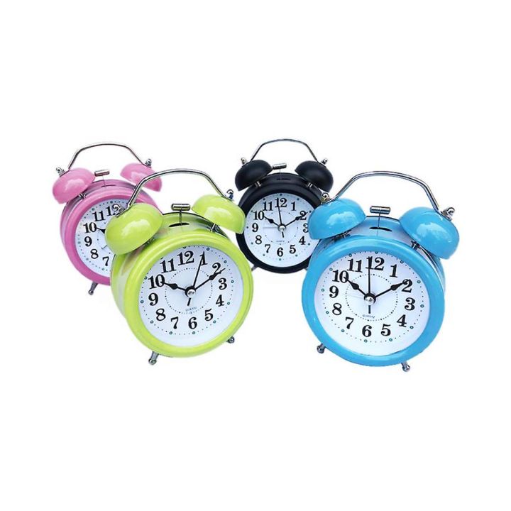 Metal Alarm Bed/Table Clock