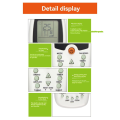 Replacement AC Controller Universal Remote Control for EZ-01 Air Conditioners. 