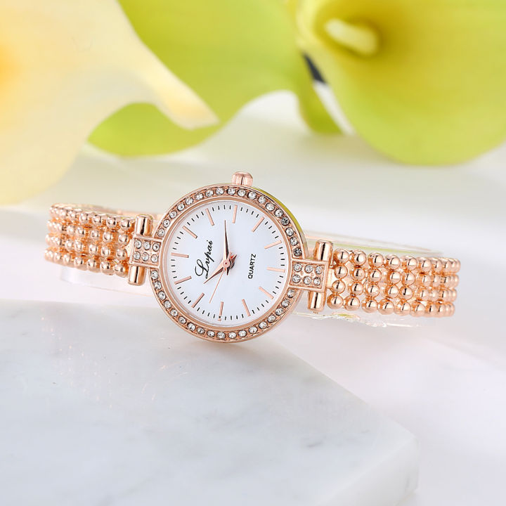 Fopul%20Mall%20Rose%20Gold%20Women's%20Quartz%20Bracelet%20Watch%20with%20Diamond-Set%20Dress%20Design,%20Perfect%20Gift%20for%20Women%20-%20Image%206