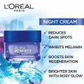 L'OREAL PARIS AURA PERFECT NIGHT CREAM 50ML. 