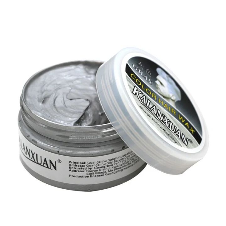 100%20Grams%20Temporary%20Color%20Clay%20Salon%20Hair%20Wax%20Styling%20Hair%20Dye%20Men's%20Fashion%20Silver%20Hair%20Paste%20Styling%20Products%20Beauty%20Health%20-%20Image%205