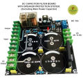 Amplifier Rectifier Filter Board DC Dual Audio Power Supply Module with Speaker Protection & without main power capacitor. 