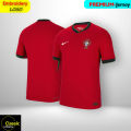 Portugal Full Sleeve Football Jersey For ManWoman-T-Shirt For ManWoman-Portugal Jersey. 