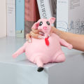 GC Pig Action Figure Toy Cute Pig Soft Figure Doll Funny Stress Relief Toys For Gifts Party Favor.