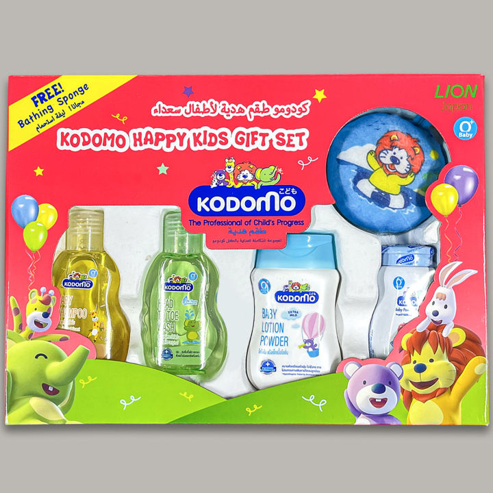 Kodomo 5-In-1 Baby Skincare Toiletries Gift Set (Thailand) Daraz