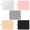 220*180mm Metal Aluminum Mouse Pad Gaming Mousepads Oversized Office Mats Laptop Table Mousemats Black Silver Mice Pad.