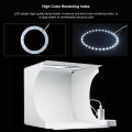 【YIYANGMAOYI111】Mini Photobox Studio LED Panel Photo Light White Soft Ring Light Folding Portable Lightbox Shooting Tent Photography.
